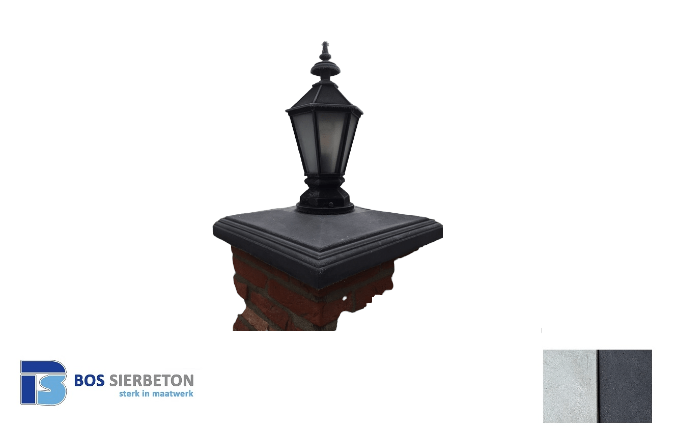 Paalmuts 60 x 60 cm model 1 plateau 20 x 20 cm