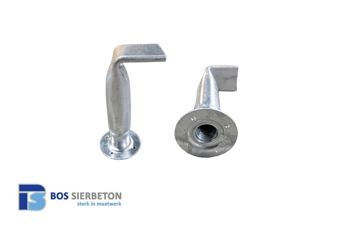 Schroefhuls met flens m16